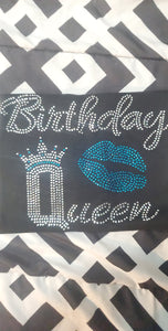 Birthday Queen Bling T-Shirt